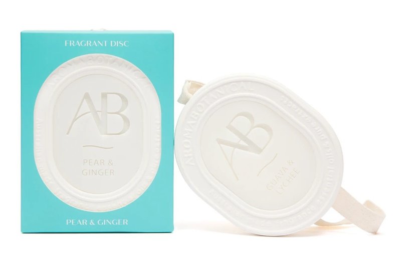 澳洲香氛品牌Home Fragrance Co_法式雕框陶瓷天然大豆蜡香砖挂片 - 香薰/精油/线香 - 陶 白色
