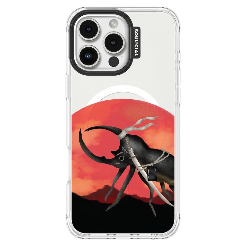 Rare Roomies Samurai Horn iPhone 16 手机壳 Magsafe磁吸保护壳 - 手机壳/手机套 - 其他材质 