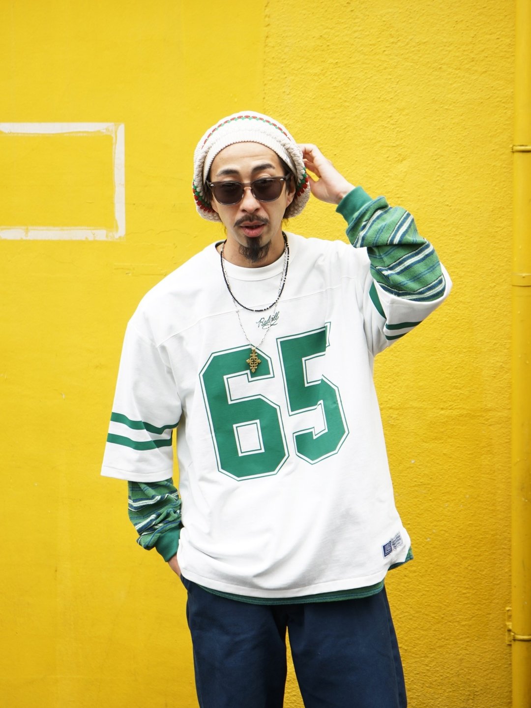 Radiall Hood Football Shirt S/S 天竺短袖足球衫 (两色) - 男装上衣/T 恤 - 棉 多色
