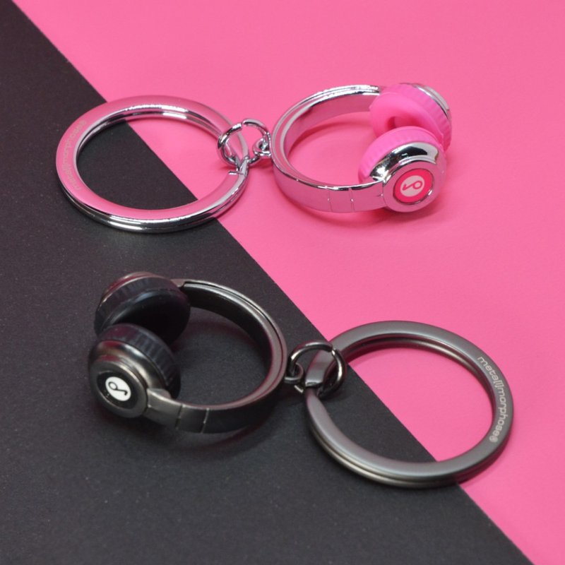 【Metalmorphose】MTM耳机钥匙圈 耳机造型吊饰/礼品 - 钥匙链/钥匙包 - 其他金属 黑色