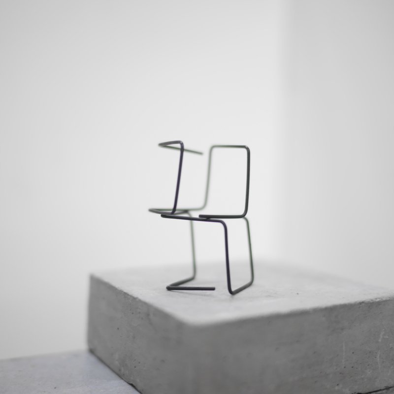 3D Cube Earrings 立体几何耳环 - 耳环/耳夹 - 其他金属 灰色