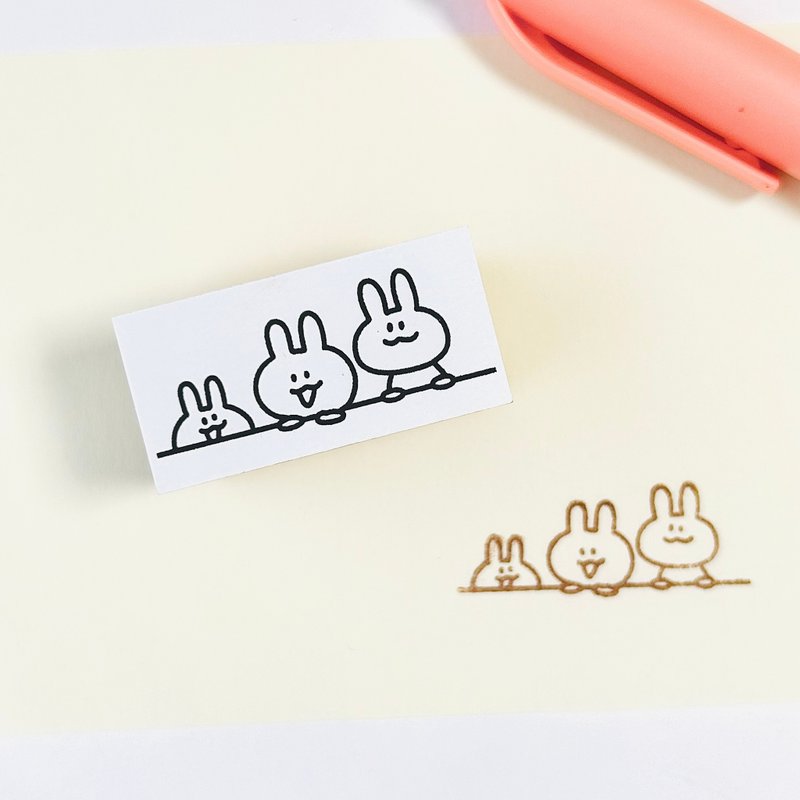 兔子印章 - 印章/印台 - 橡胶 