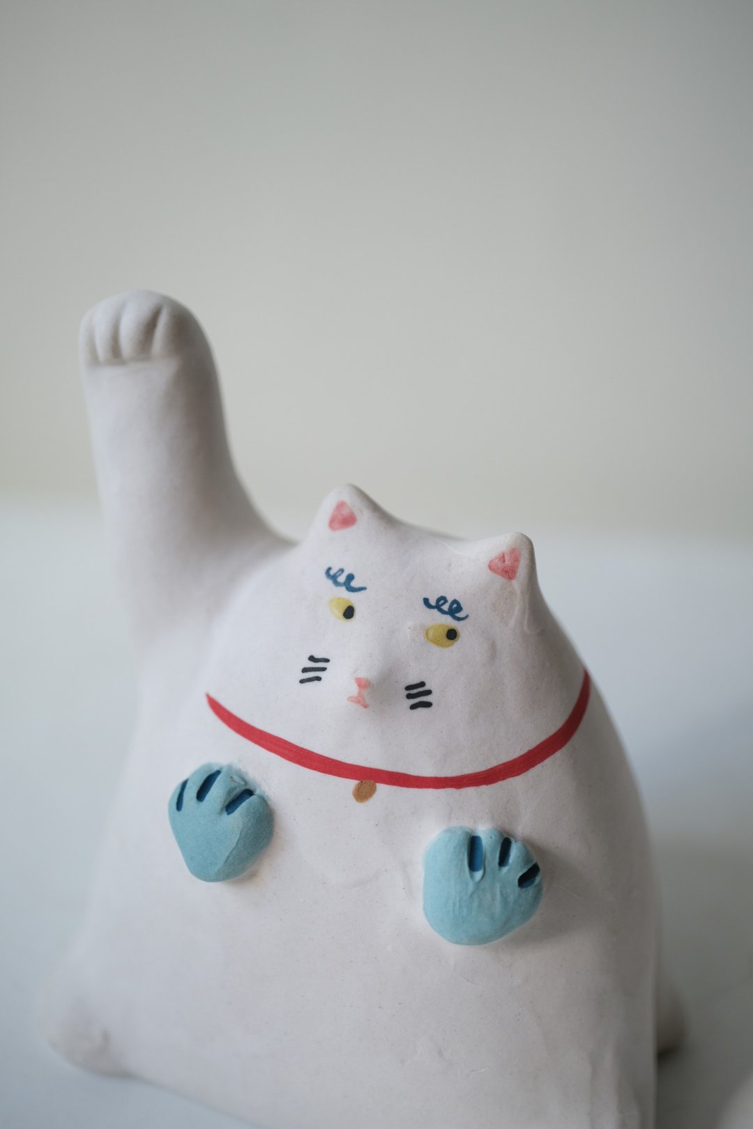 有余招财猫 - 花瓶/陶器 - 其他材质 蓝色