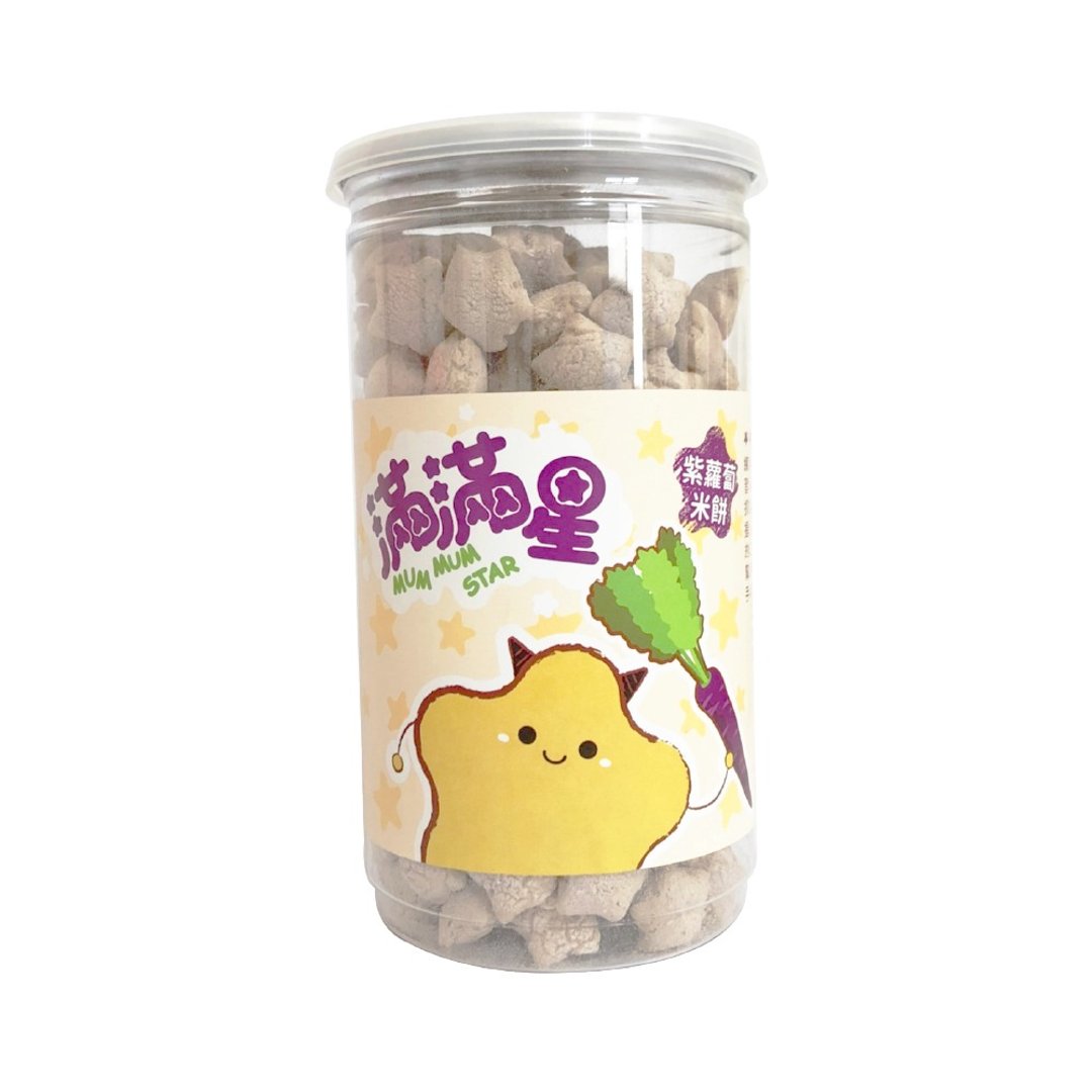饭友 紫萝卜满满星米饼 40g/罐 - 零食/点心 - 新鲜食材 