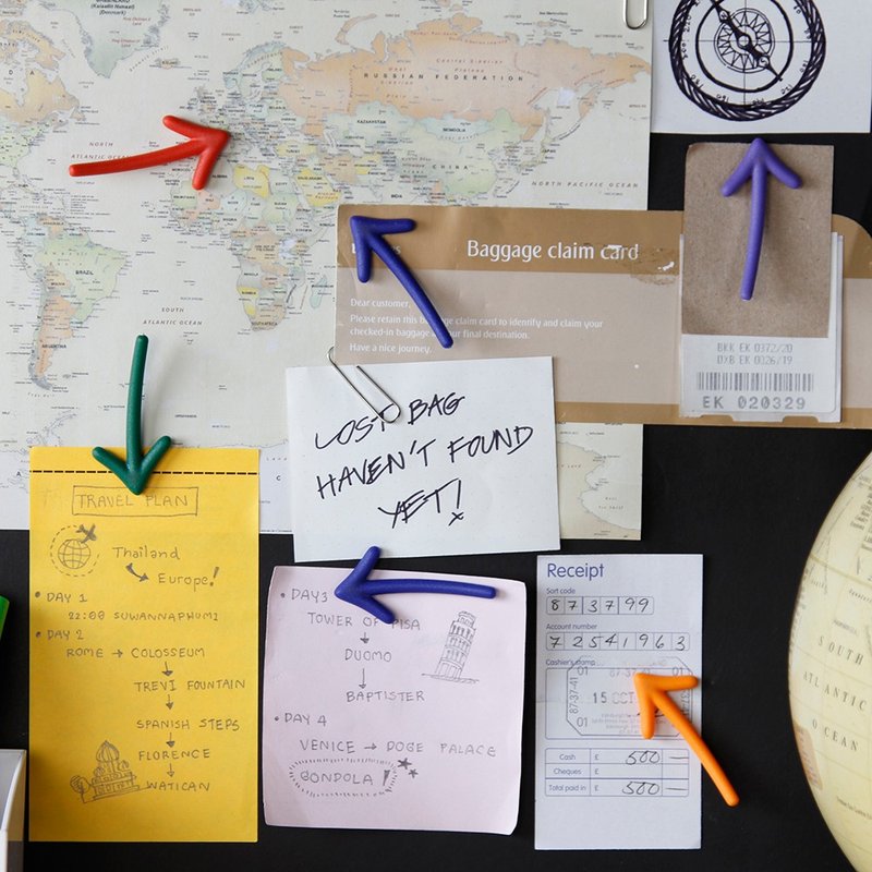 QUALY箭头人生-磁铁 - 冰箱贴/磁贴 - 塑料 多色