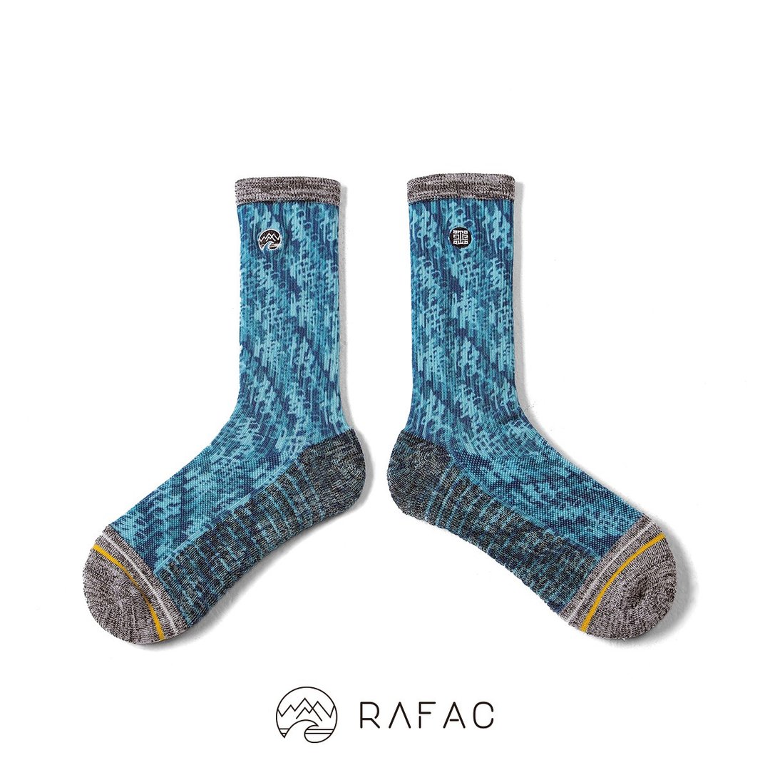 故宫x RAFAC 咖啡纱机能动动袜_快雪时晴帖_晴天蓝 - 袜子 - 环保材料 蓝色