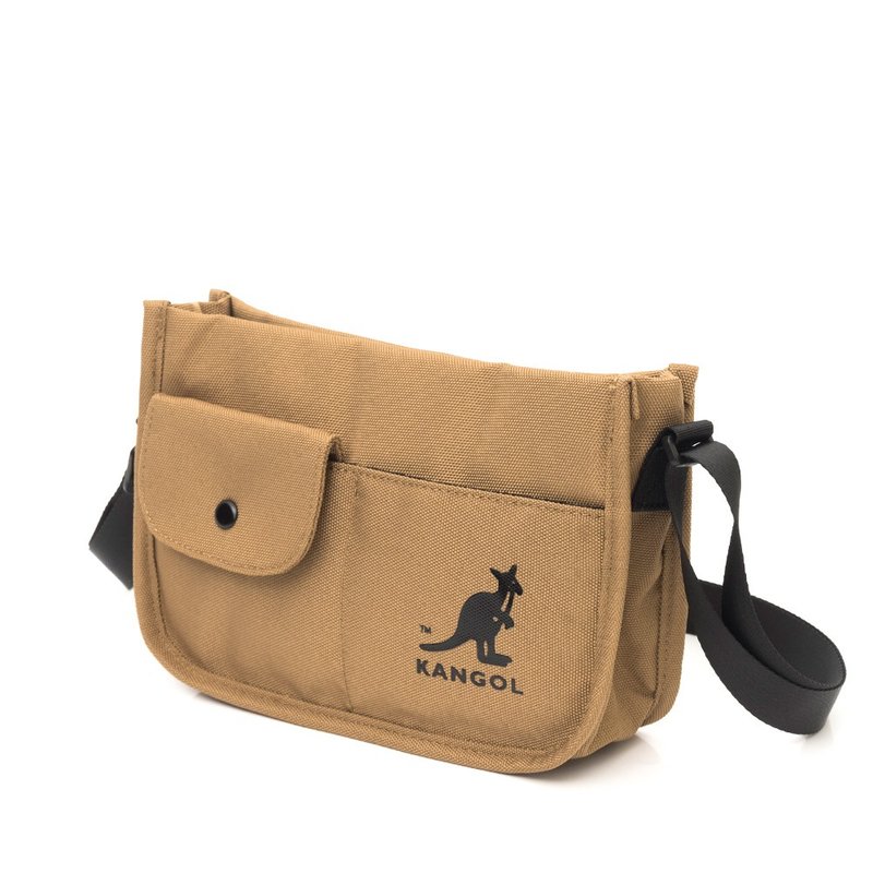 【KANGOL】抗磨户外机能小包 卡其_6155170230 - 侧背包/斜挎包 - 其他材质 卡其色