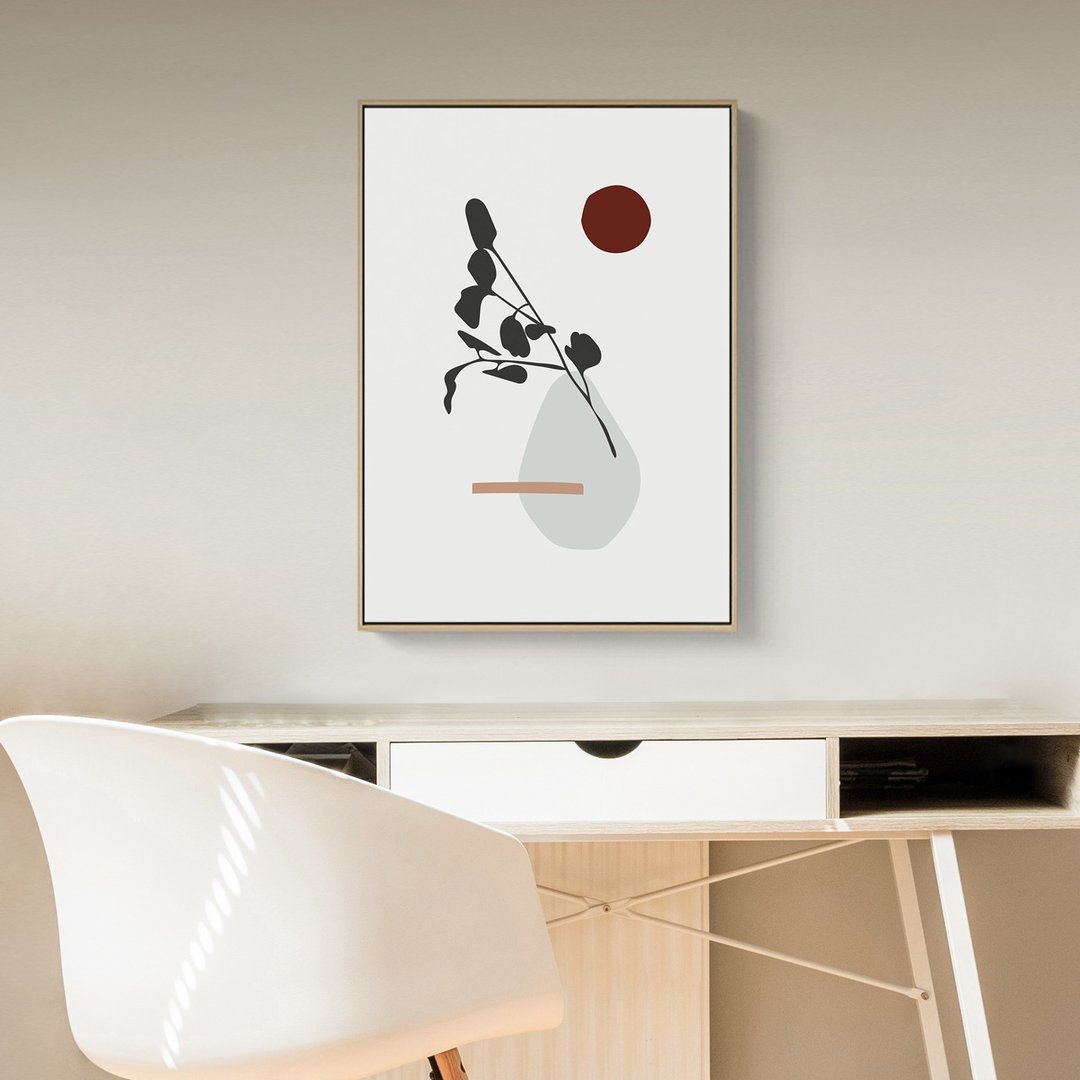 几何 • 花器II - 简单优雅花瓶挂画/家居设计/咖啡厅布置/玄关画 - 海报/装饰画/版画 - 棉 多色
