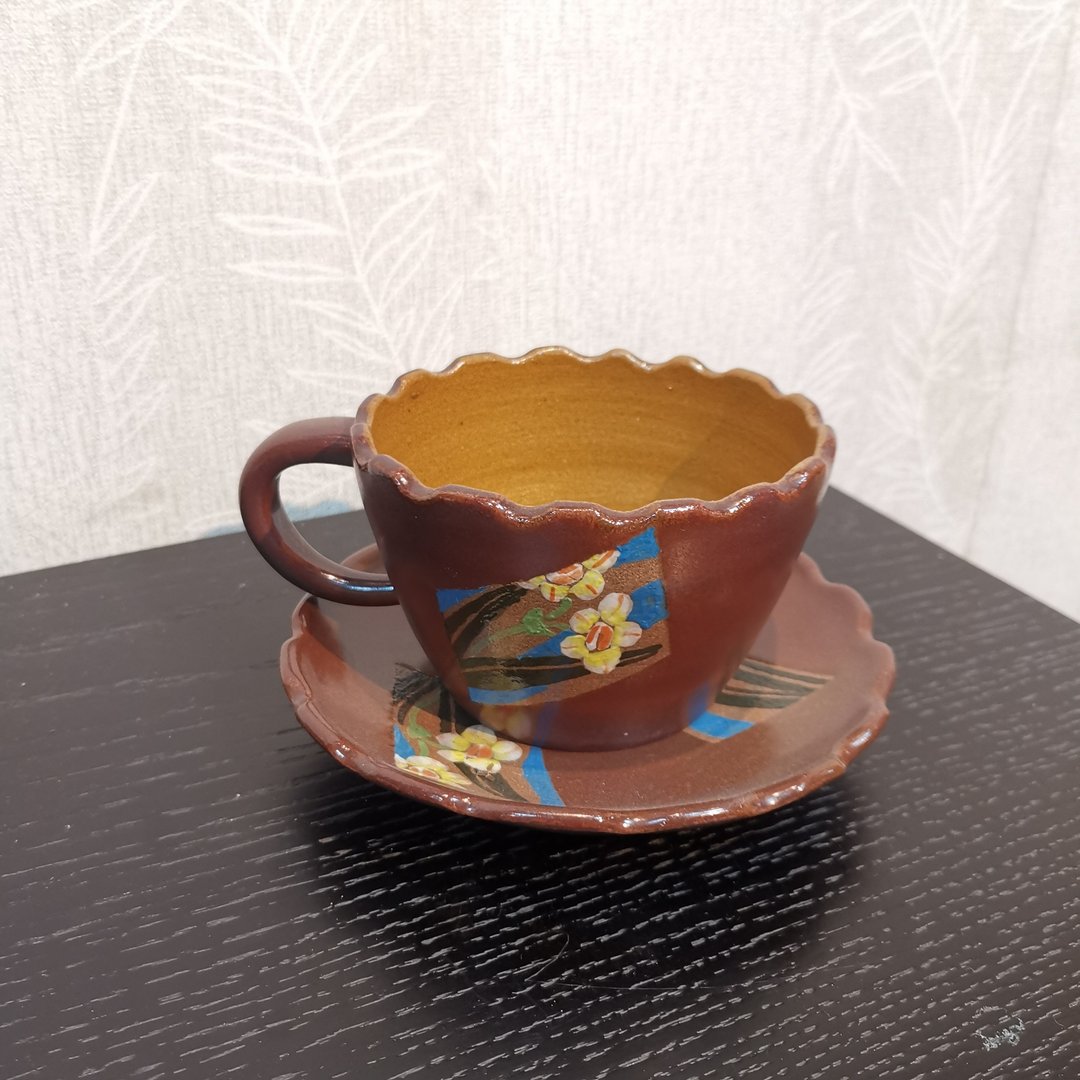 手工制作-花杯系列-水仙 - 咖啡杯/马克杯 - 陶 