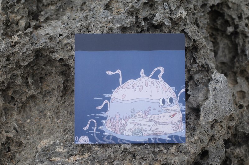 透过光 透过你 看到海丨小琉球插画明信片 - 卡片/明信片 - 纸 
