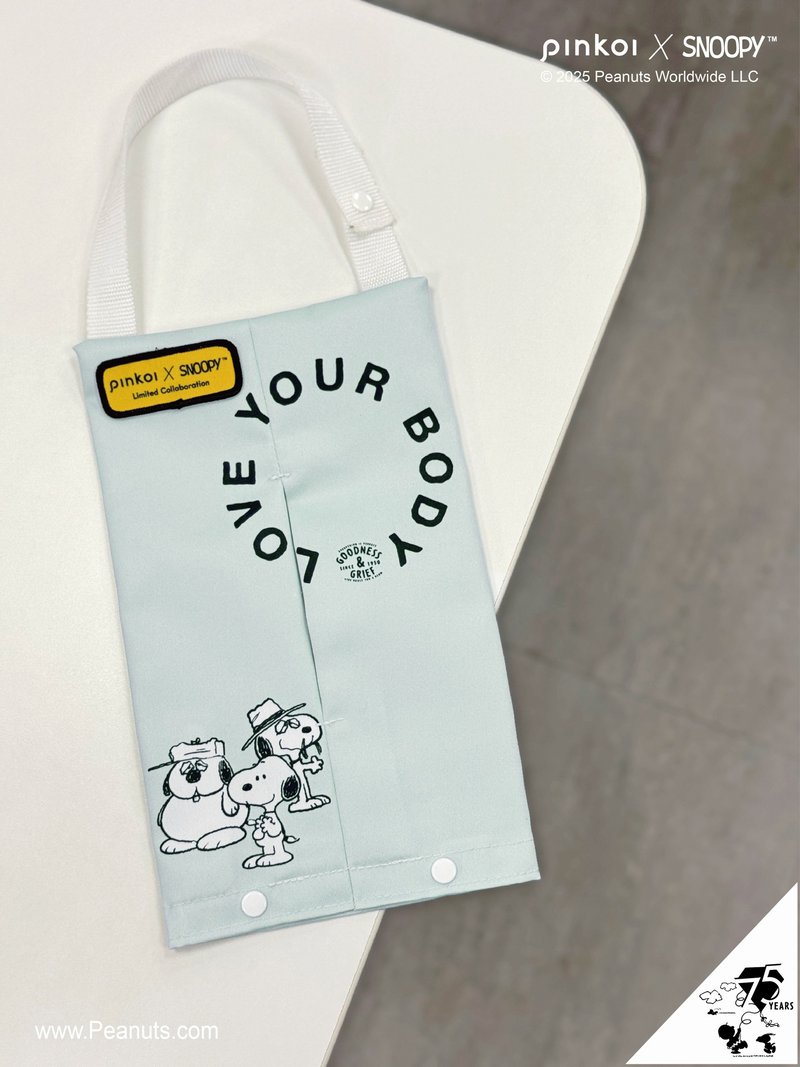 【Pinkoi x SNOOPY】专业 面纸套 史努比 欧拉夫 三兄弟 Olaf - 露营用品 - 聚酯纤维 灰色