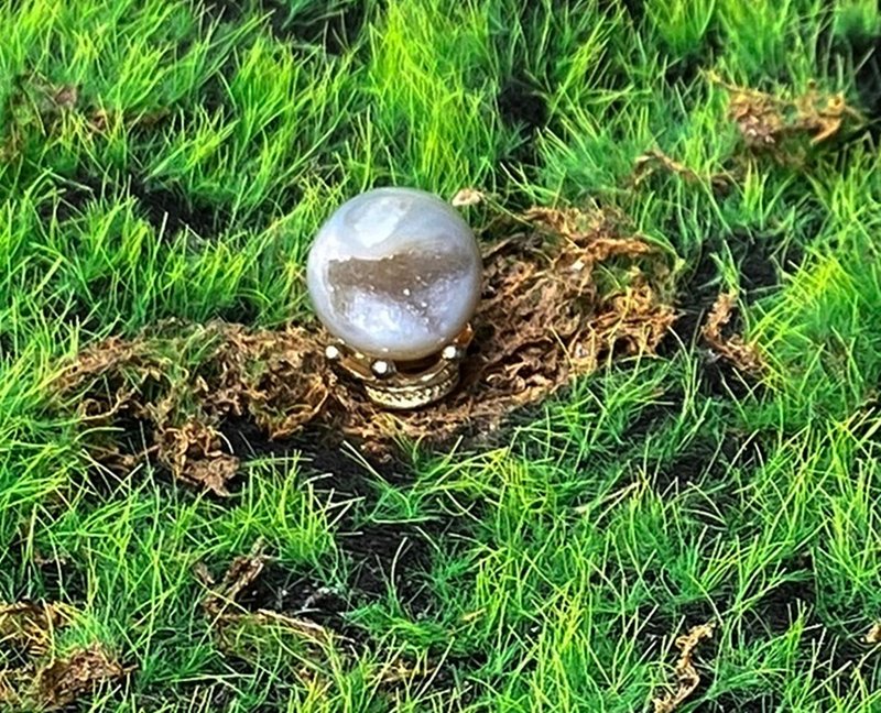 有球必应 招财吸金-天然开口笑玛瑙球 财运摆件 快速出货 - 摆饰 - 水晶 多色