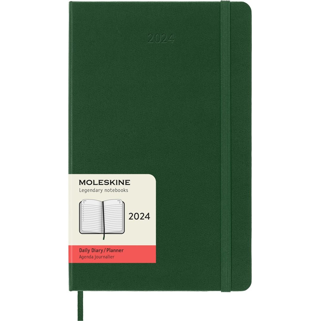 _勿上架__勿上架_MOLESKINE 2024 日记手帐 12M 硬壳 L 型绿 烫金 - 笔记本/手帐 - 纸 绿色