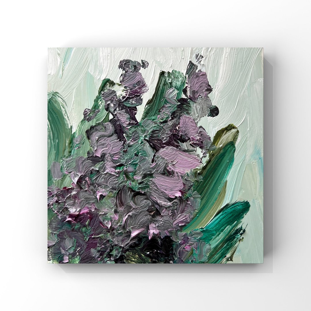 丁香花艺术丁香原创油画小花卉艺术品印象派 - 海报/装饰画/版画 - 其他材质 多色