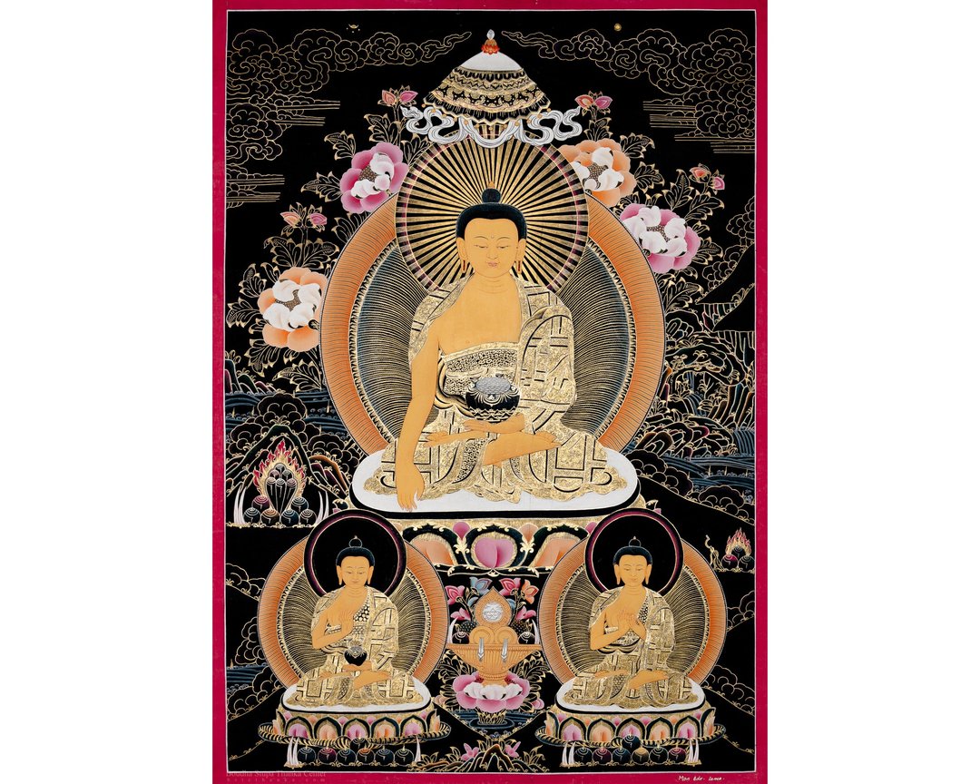 传统藏传释迦牟尼佛唐卡画 - 墙贴/壁贴 - 其他材质 多色
