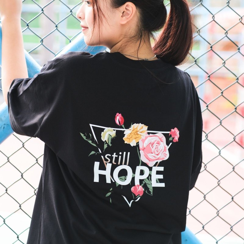 【CREEPS】Hope 宽松重磅印花T恤 210g - 男装上衣/T 恤 - 棉 多色
