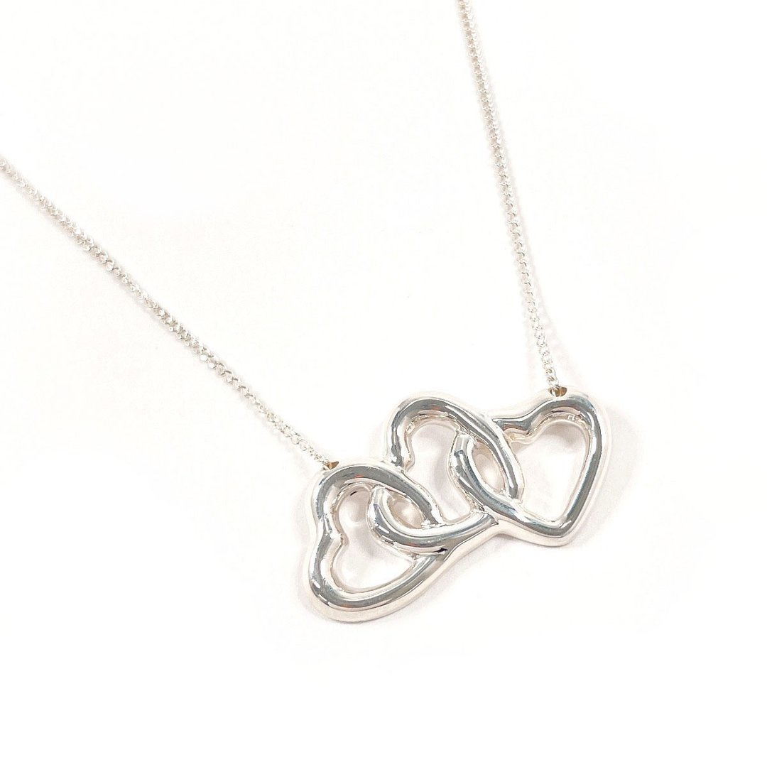 【日本直送 二手美品】蒂芙尼 TIFFANY&Co. 项链 三环爱心 银 925 饰品 已抛光处理 - 项链 - 纯银 银色