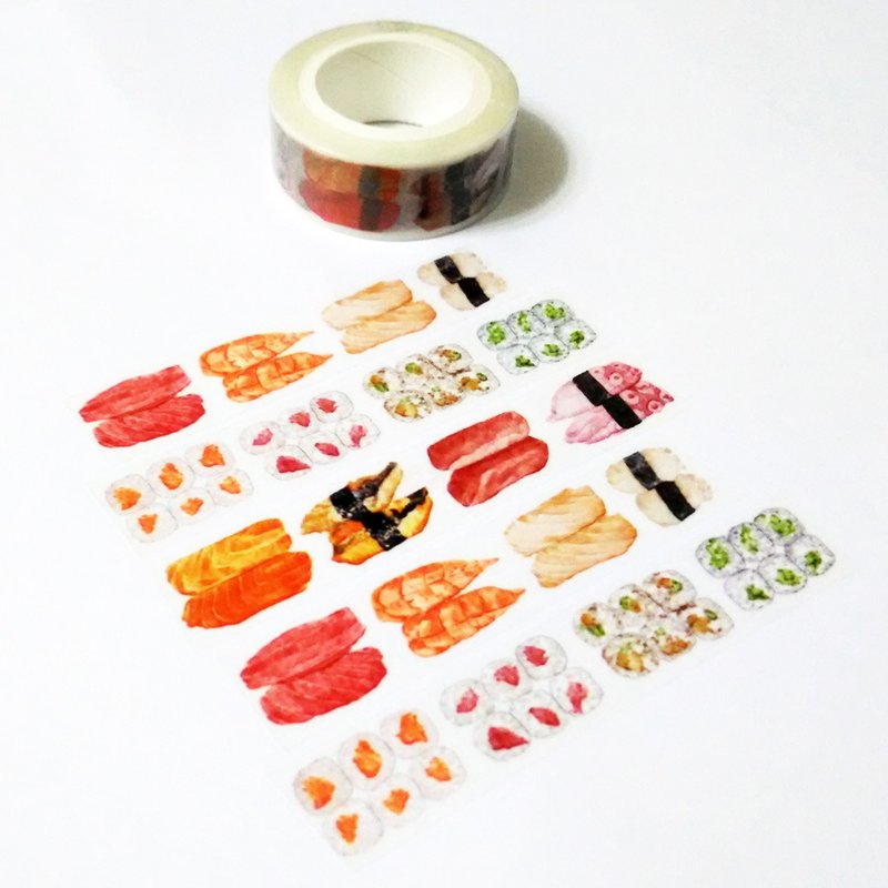麒麟纸胶带 寿司拼盘 - 纸胶带 - 纸 