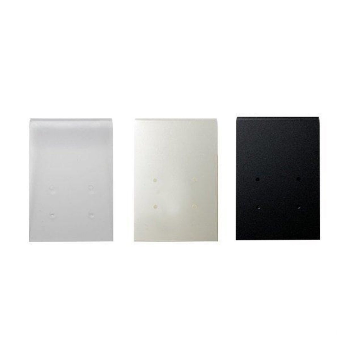 Earring mount 50 pieces OEM possible 3color - 收纳用品 - 塑料 黑色