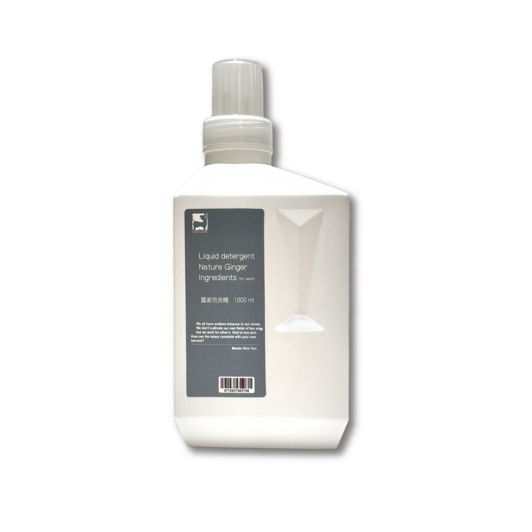 【GIN-GER】姜柔冷洗精 1000ml - 衣物清洁 - 精油 
