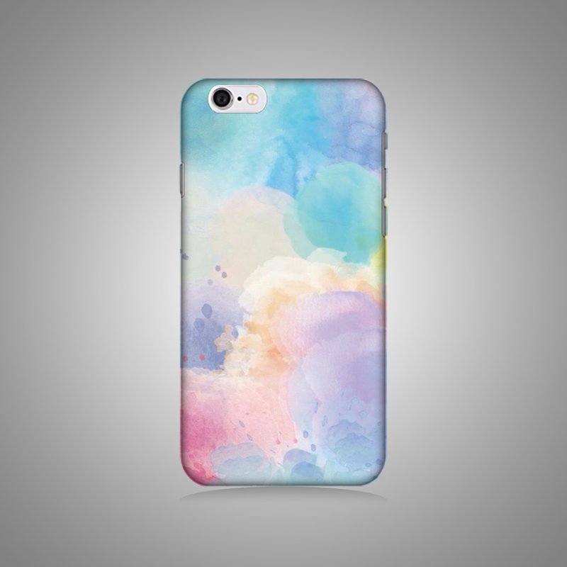 空壳系列－ 七彩水彩 原创手机壳/保护套 (硬壳) - 其他 - 塑料 
