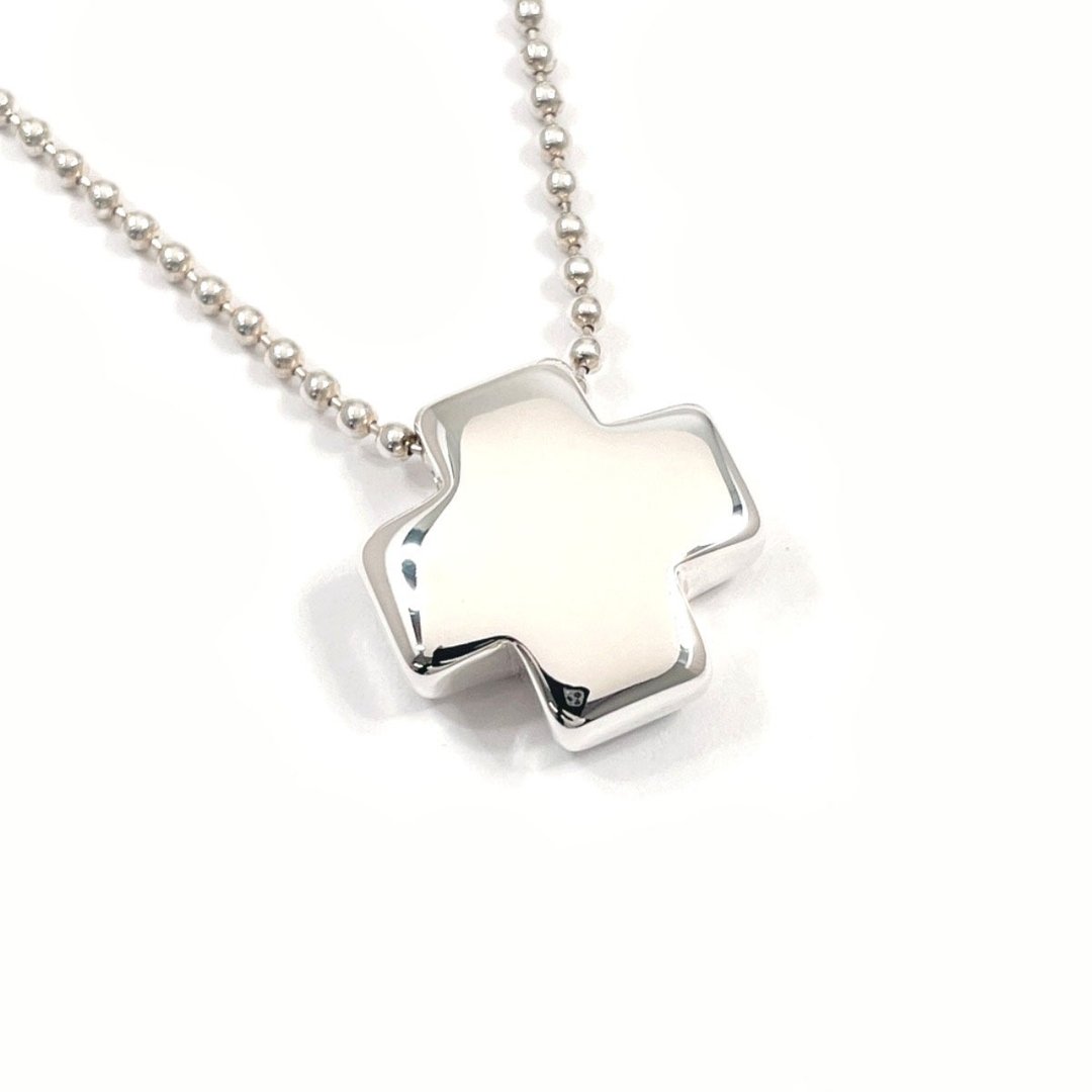 【日本直送 二手美品】蒂芙尼 TIFFANY&Co. 项链 Roman Cross 925银 全新抛光处理 饰品 - 项链 - 纯银 银色