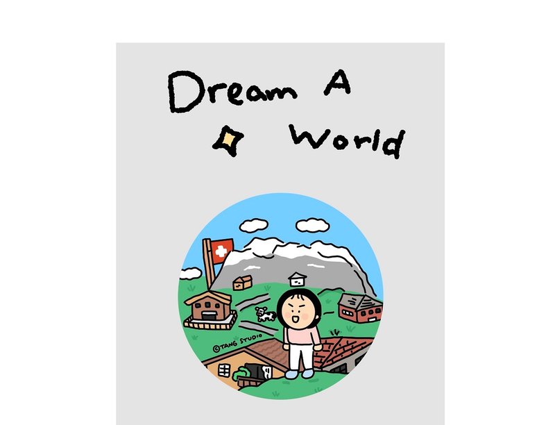【唐小糖】Dream A World旅行系列徽章 马口铁徽章 可爱徽章 - 纸胶带 - 其他材质 多色