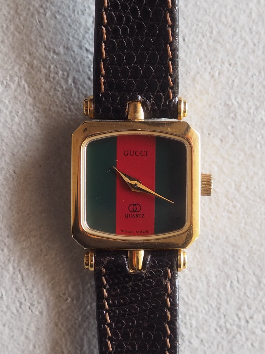 OLD GUCCI 经典织带系列 腕表 古董表 - 女表 - 不锈钢 金色