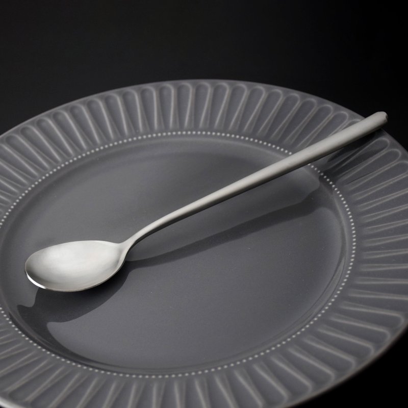 304不锈钢雾面长柄汤匙 - 筷子/筷架 - 不锈钢 银色