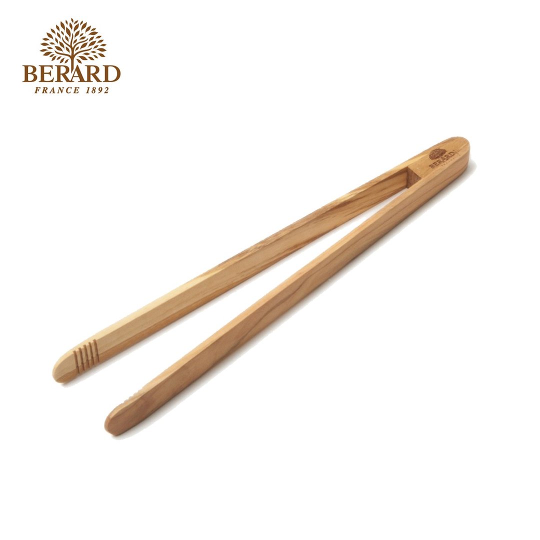 法国 Berard 毕昂原木食具 手工橄榄木食物夹 8寸 - 厨房用具 - 木头 咖啡色
