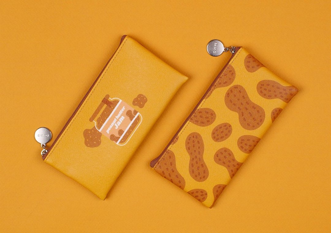 Pencil Case_ Peanut Butter Jam 1 - 铅笔盒/笔袋 - 其他材质 