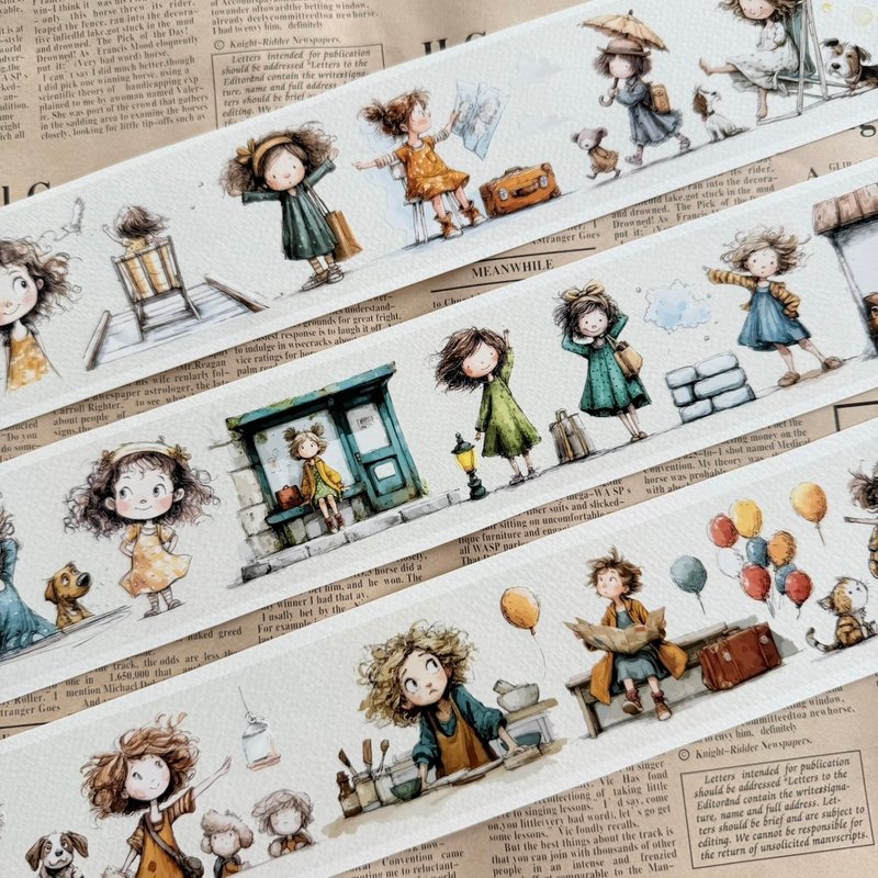 卷卷的小日子 亮面PET - 纸胶带 - 塑料 