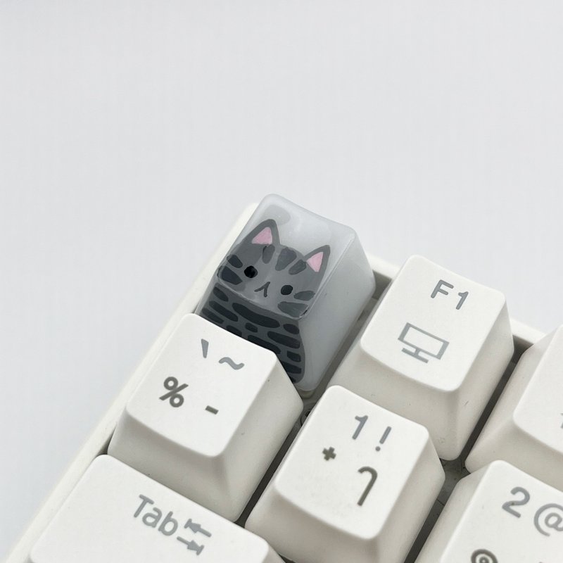 OEM keycap tabby cat - 电脑配件 - 塑料 透明