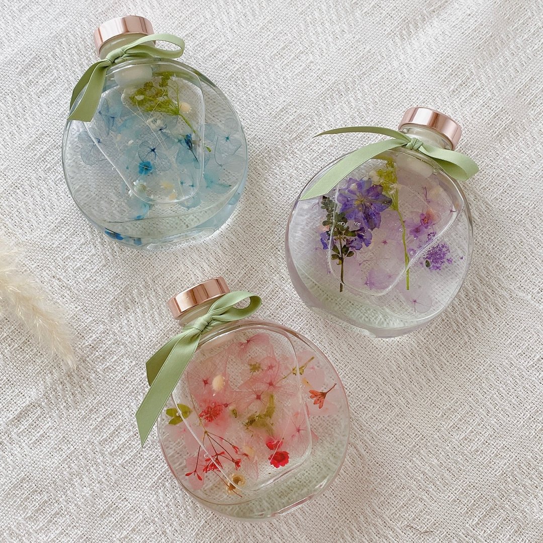 桦坊/定制化礼物/永生花浮游花/浮游花台灯/浮游花花礼 - 干燥花/捧花 - 植物．花 