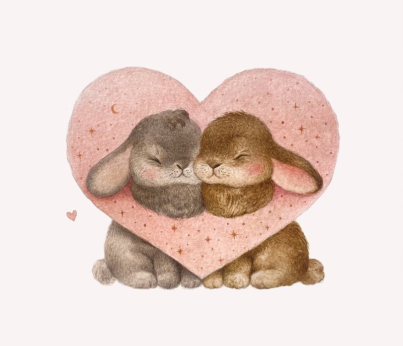 爱心 - 墙贴/壁贴 - 纸 白色