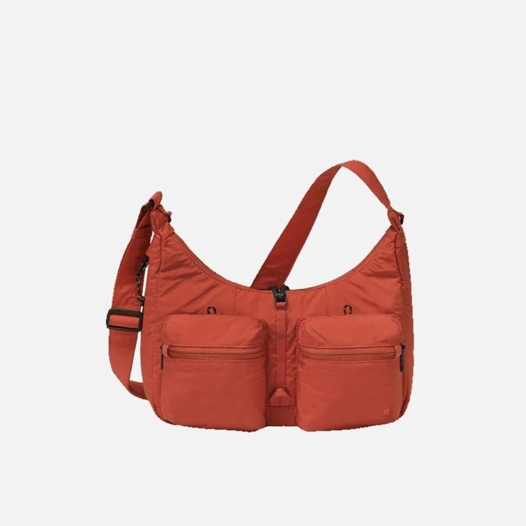 极致防盗斜背袋│Branden Safe Plus Cross Bag-橘红色 - 侧背包/斜挎包 - 防水材质 