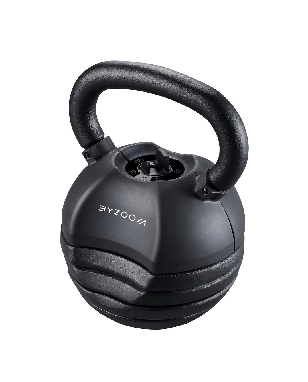 Pure Series 18.1kg(40LB) 5段重量 可调式壶铃(黑) - 运动/健身用品 - 其他材质 黑色