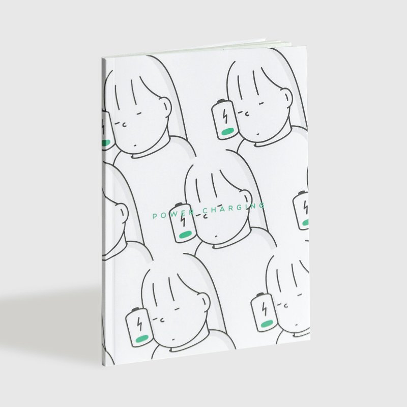 NOTEBOOK - POWER CHARGING - 笔记本/手帐 - 纸 白色