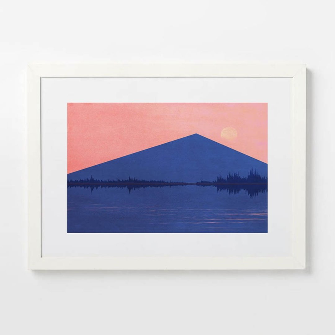 定制声波艺术装饰画 声音的风景 - 海报/装饰画/版画 - 纸 红色