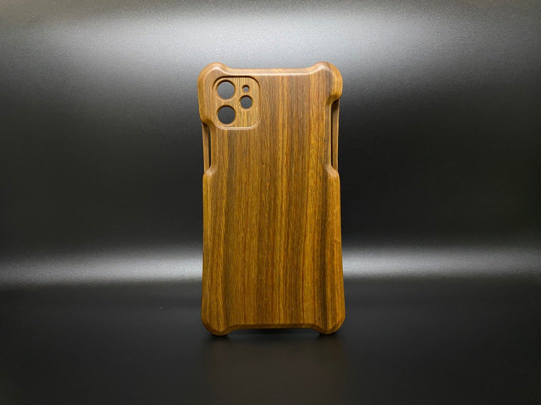 【七折优惠】全实木木制iPhone 11系列手机外壳_绿檀木 - 手机壳/手机套 - 木头 咖啡色