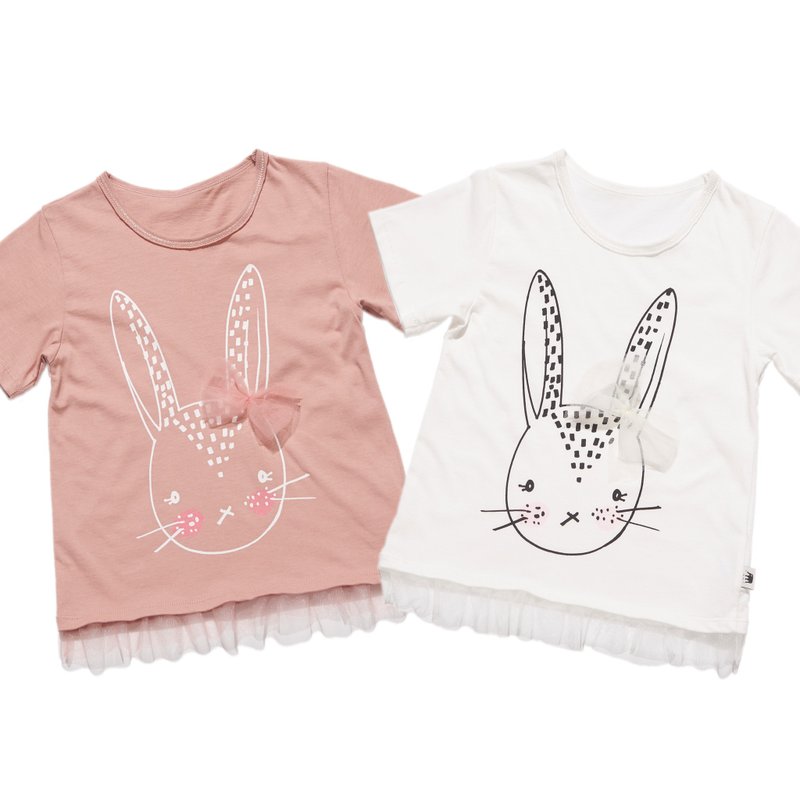 ★组合欢喜价★有机棉T_好萌兔兔姐妹装<<<粉色4y110cm已售完>>> - 其他 - 棉．麻 