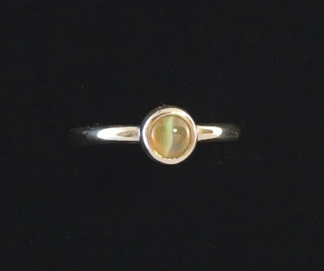 Cat's eye ◇ Chrisoberyl SV Ring 13 - 戒指 - 宝石 银色