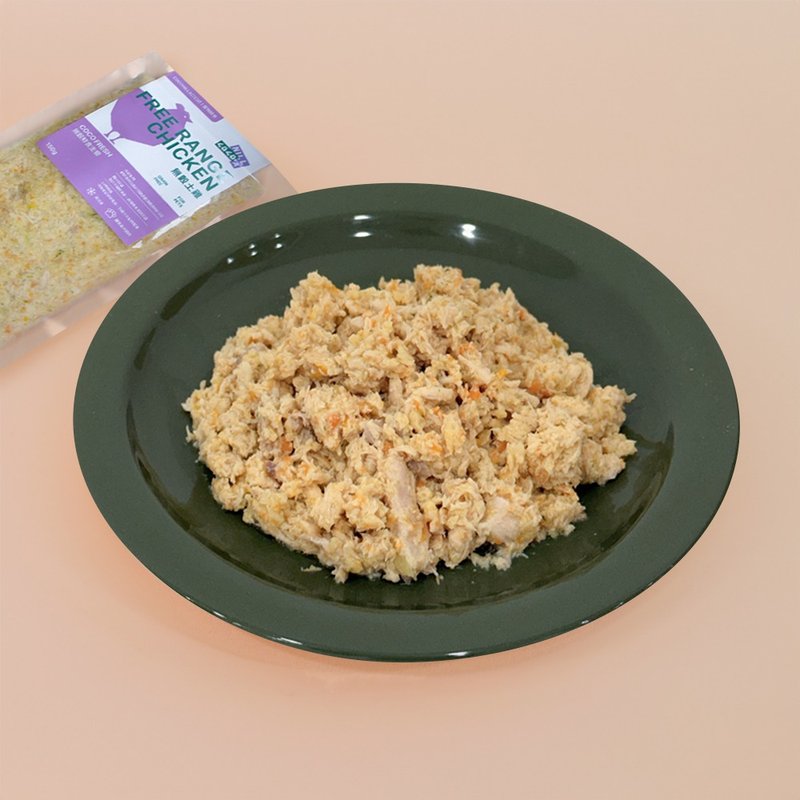 【猫狗主食】宠物无谷鲜食包－台湾土鸡(150g) COCONILLA口口迷 - 猫罐头/鲜食 - 新鲜食材 粉红色