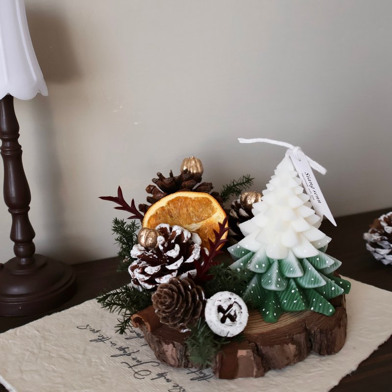 DIY圣诞材料包 圣诞联名 圣诞果实香氛蜡烛 圣诞树蜡烛  交换礼物 - 植栽 - 植物．花 多色