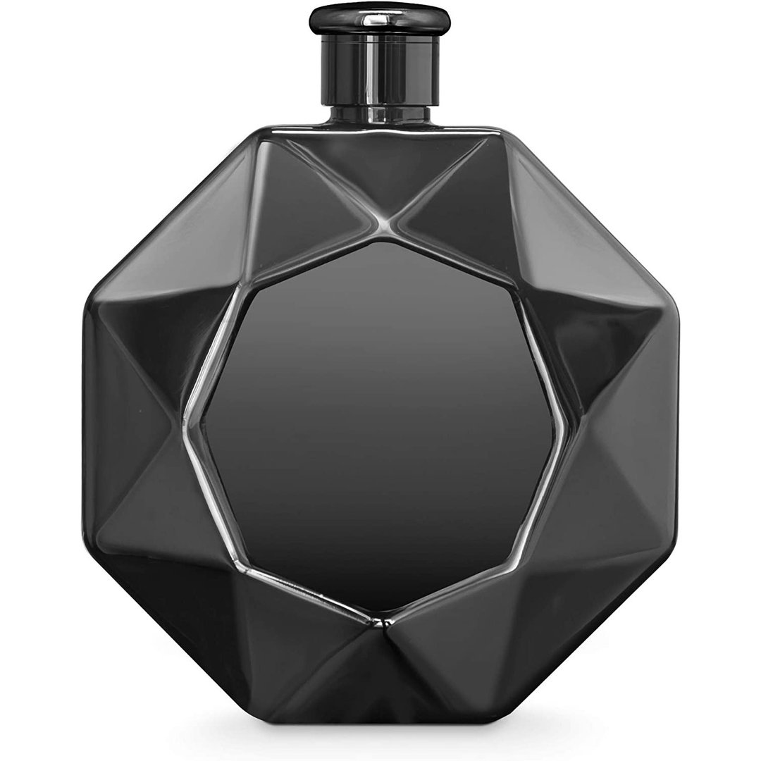 Final Touch 不锈钢钻石形酒壶 175ml - 黑色 - 酒杯/酒器 - 不锈钢 黑色