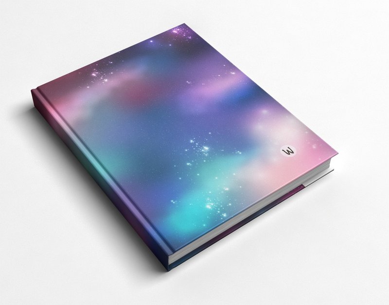 洛可可草莓 WELKIN手创_手帐- 用星空.疗愈你的心空 紫色棉花糖 - 笔记本/手帐 - 纸 