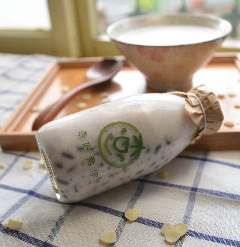 手作红豆杏仁茶 微糖 玻璃瓶装 - 其他 - 玻璃 