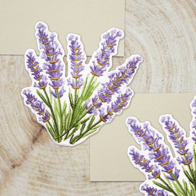 【刺绣布贴】Flower Series - Lavender 薰衣草 - 其他 - 绣线 
