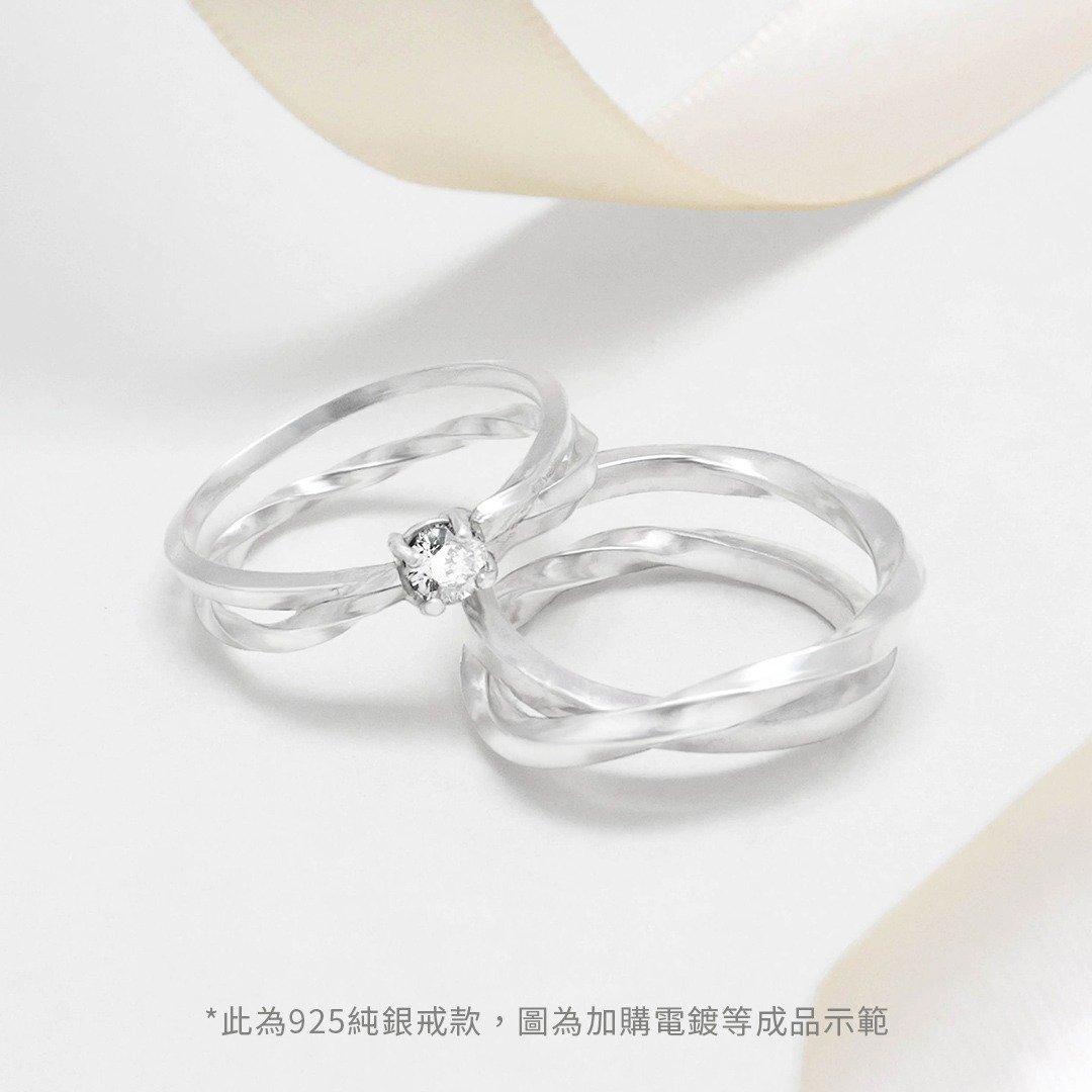 金工课程【交织誓约之戒】手作对戒/文化币/外语教学可/1 人可 - 金工/饰品 - 纯银 