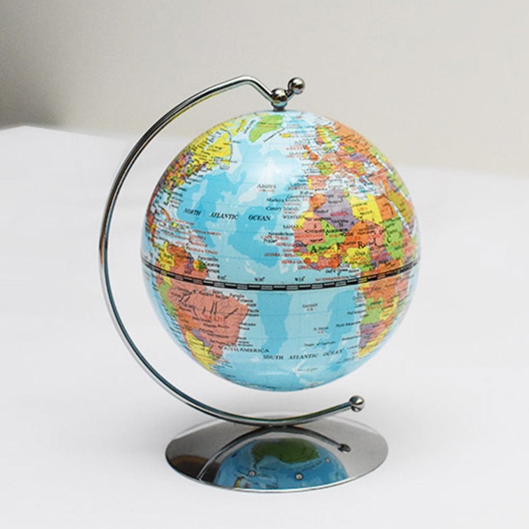 SkyGlobe 3.75 寸行政线弧地球仪 (英文版) - 其他 - 其他金属 蓝色